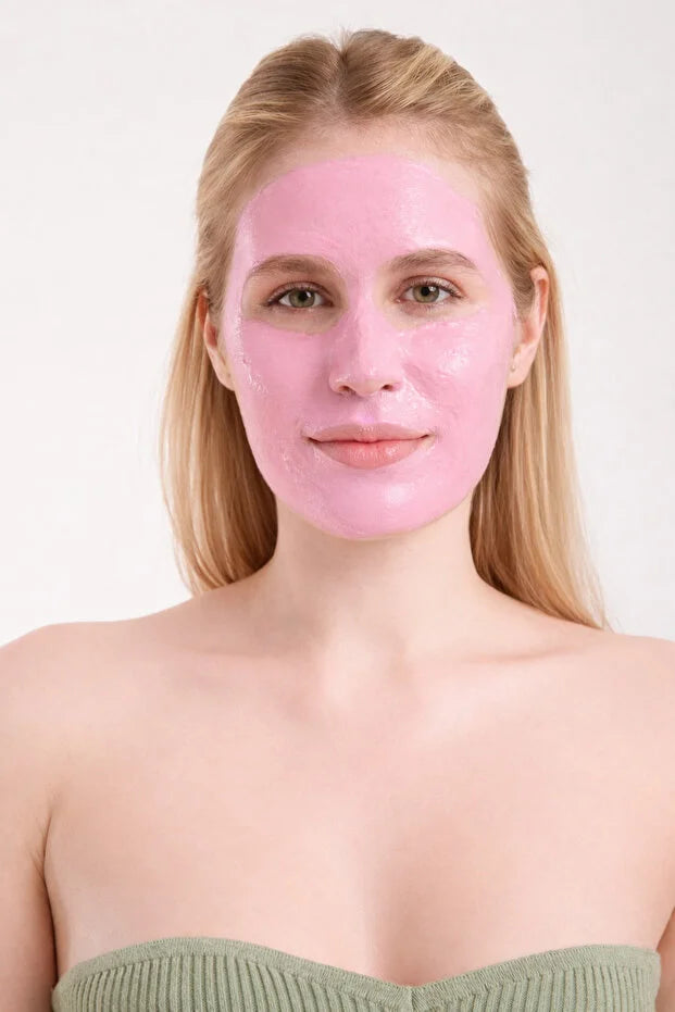 Qremfi Rose Yeast Clay Mask 100 ml – Reinigend & Verzorgend Kleimasker