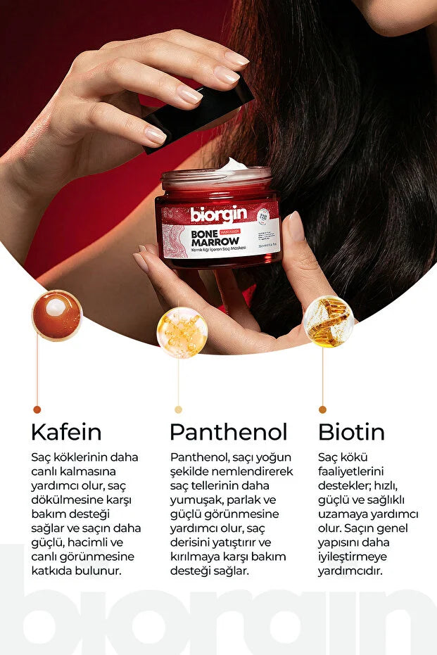 Biorgin Anti-Hairloss Shampoo & Bone Marrow Hair Mask – Haarverzorgingsset 400 ml + 250 ml