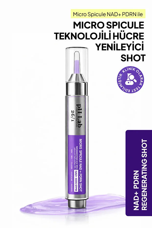 pH Lab Micro Spicule NAD+ PDRN Shot – NAD+ 6000 PPM, PDRN & Micro Spicule Gezichtsserum