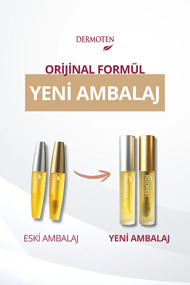 Dermoten Wenkbrauw- & Wimperserum met Keratine en Vitamine E – 20 ml
