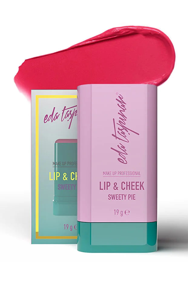 Eda Taşpınar Lip & Cheek Sweety Pie – Crème Blush & Lipstick – 19 g