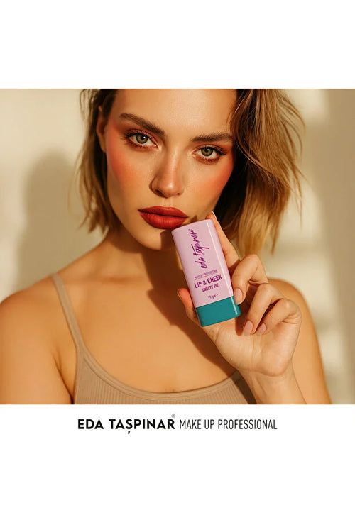 Eda Taşpınar Lip & Cheek Sweety Pie – Crème Blush & Lipstick – 19 g