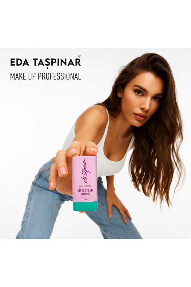 Eda Taşpınar Lip & Cheek Sweety Pie – Crème Blush & Lipstick – 19 g