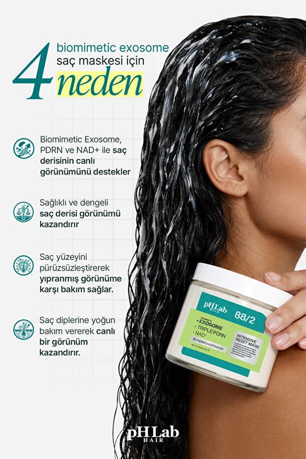 pH Lab Hair Bonding Haarmasker – Biomimetic Exosome, NAD+ Triple PDRN – Intensieve Haarverzorging
