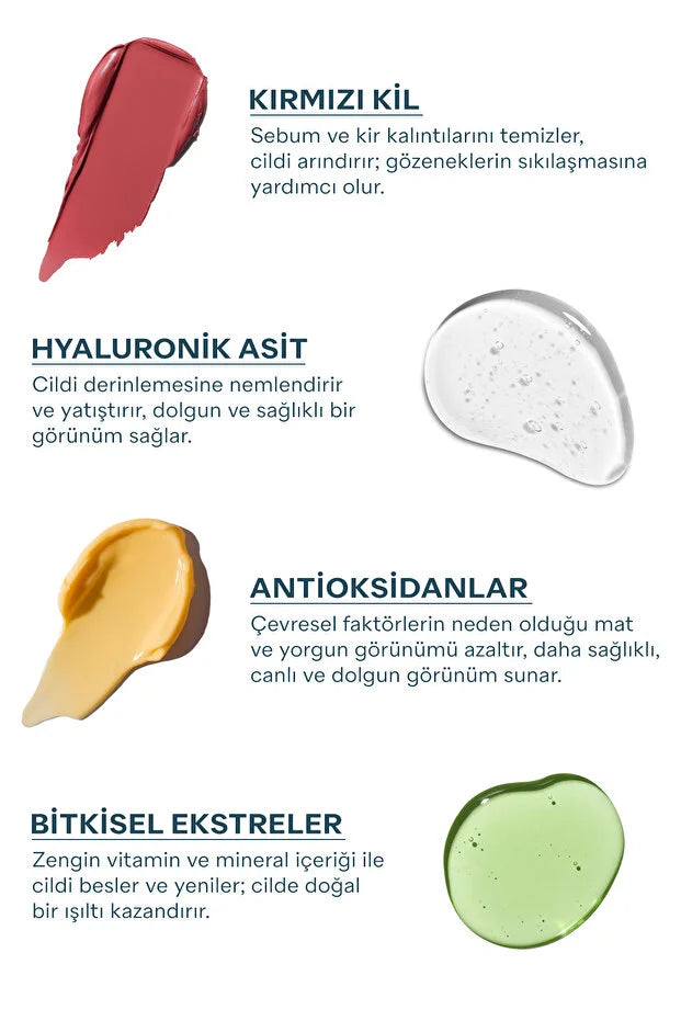 PROPIA Purifying Red Clay Mask – Rode Kleimasker – Tegen Mee-eters & Grove Poriën – 100 ml