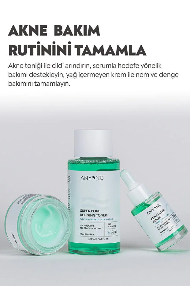 Anyong Acne Clear Serum - 5% Azelaïnezuur - 10% Centella Asiatica - Tegen Onzuiverheden - Kalmerend Gezichtsserum - 30 ml