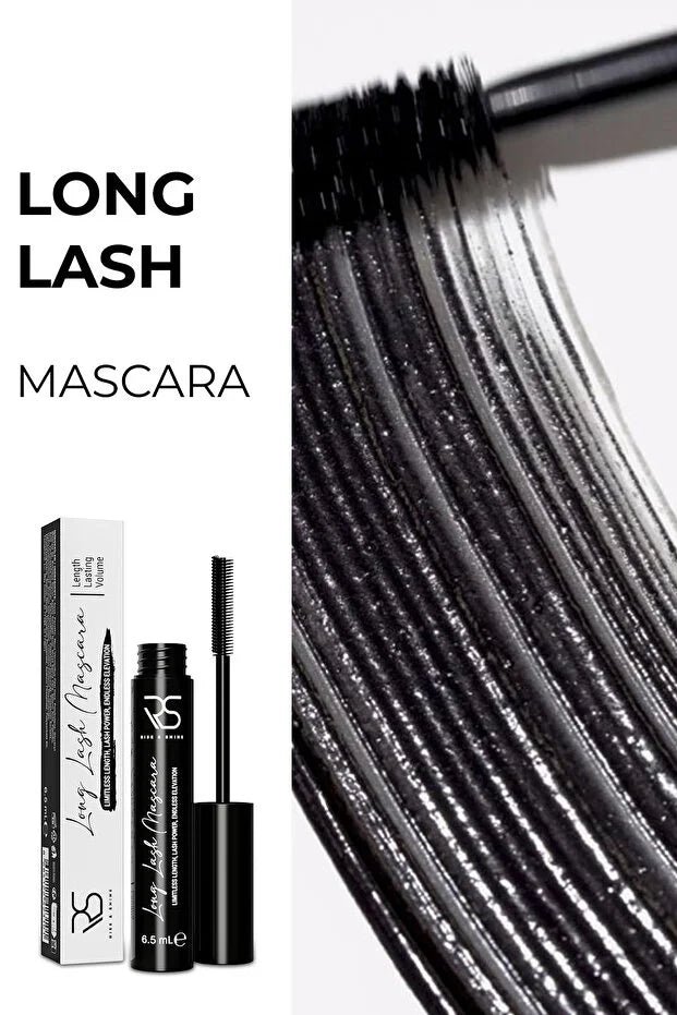 Rise & Shine Long Lash Mascara – Volume & Lengte – Diepzwarte Kleur – Langdurig Effect – 6,5 ml