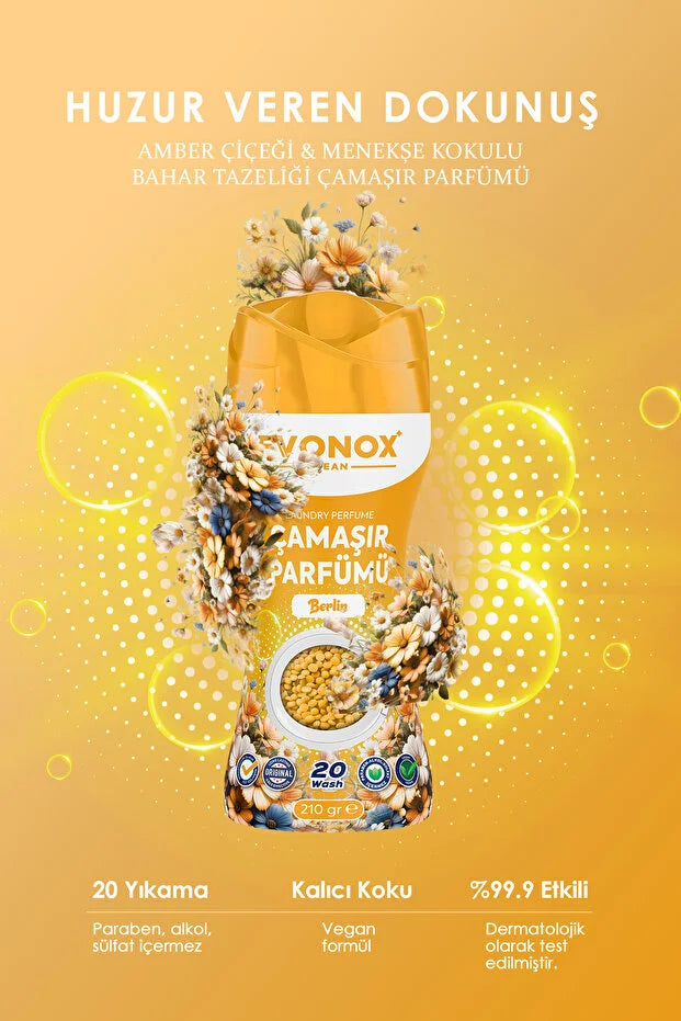 Evonox Clean Çamaşır Parfümü – Berlin 210 gr