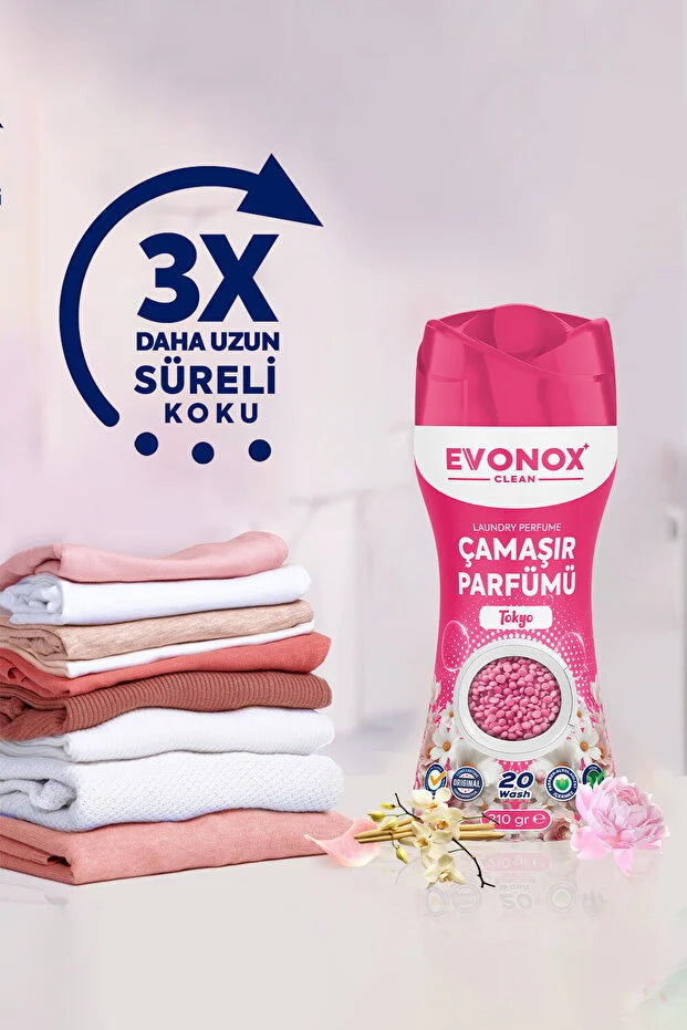 Evonox Clean Çamaşır Parfümü – Tokyo 210 gr