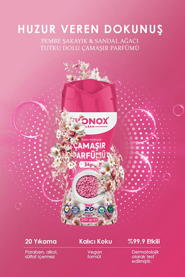 Evonox Clean Çamaşır Parfümü – Tokyo 210 gr