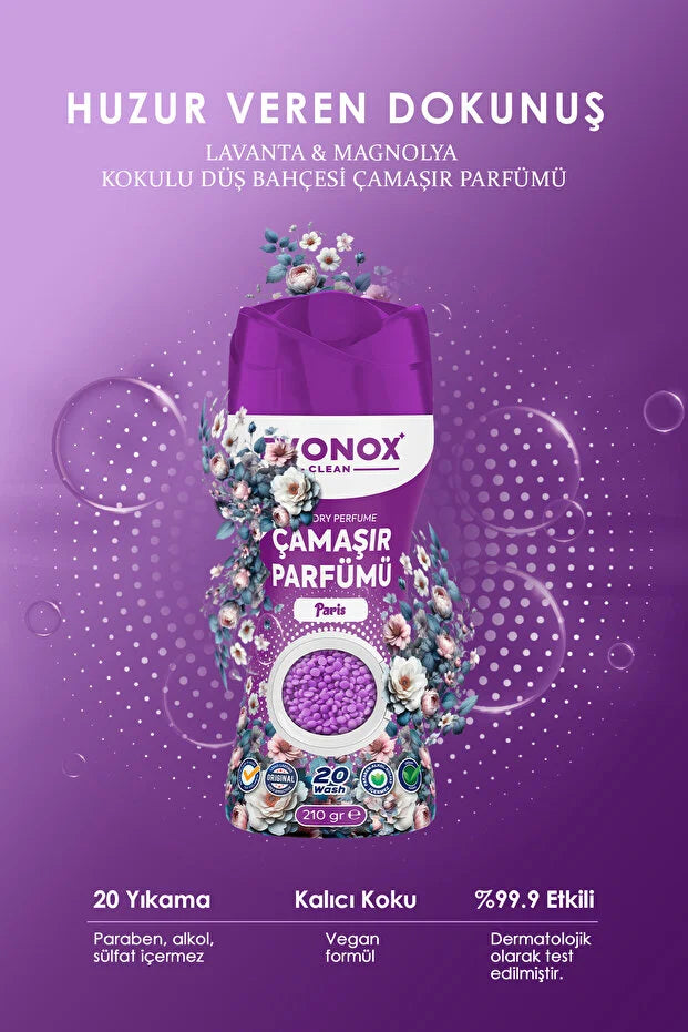 Evonox Clean Çamaşır Parfümü – Paris 210 gr