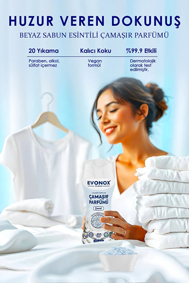 Evonox Clean Çamaşır Parfümü – Everest 210 gr