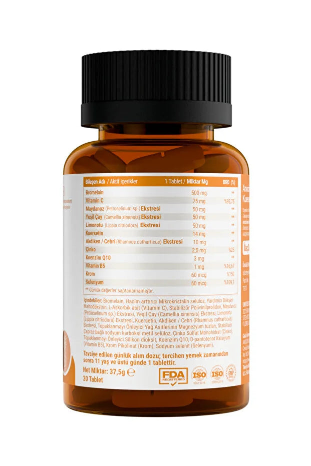 Anocin - Bromelaïne + Quercetine, Zink, Vitamine C, CoQ-10, Vitamine B5