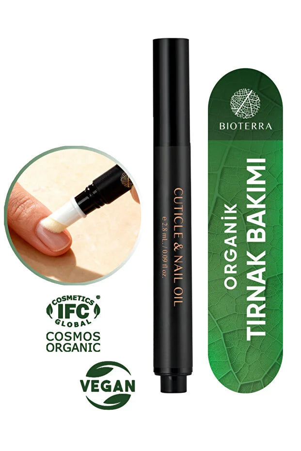 Bioterra Organic Nagelriemolie & Nagelverzorging Pen – Biologische Olie voor Sterke Nagels & Zachte Nagelriemen