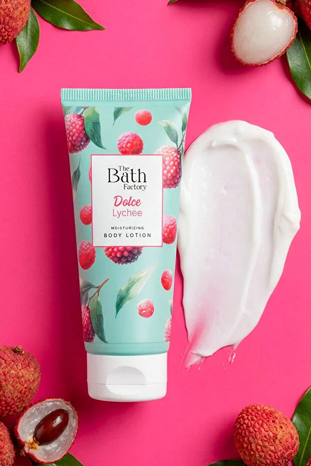 The Bath Factory Dolce Lychee Body Lotion – Hydraterend – 200 ml