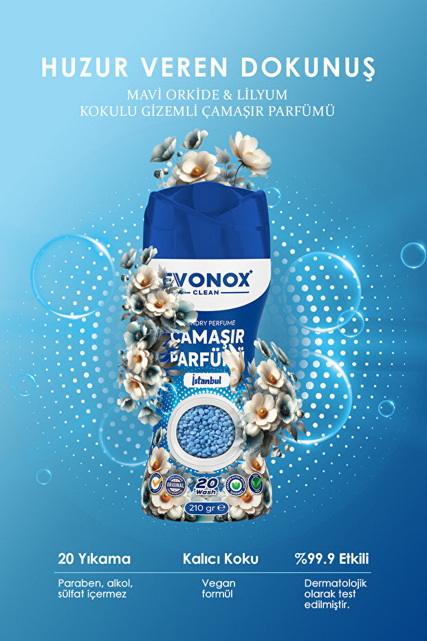 Evonox Clean Çamaşır Parfümü – İstanbul 210 gr