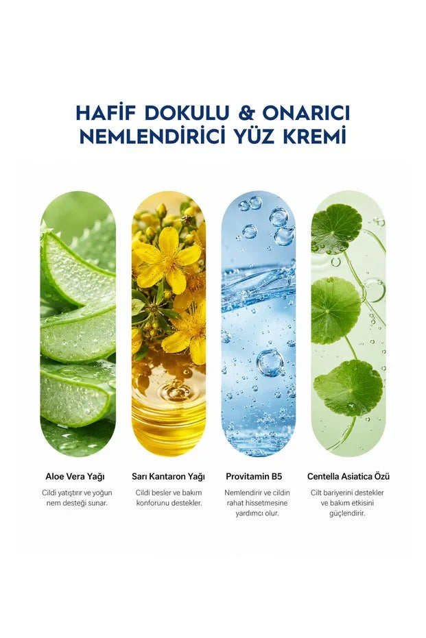 La Vase Moisturizing Face Cream - Hydraterende Gezichtscrème - Lichte Textuur - Provitamine B5 - Aloe Vera - 50 ml