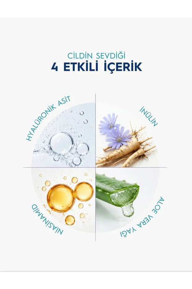 La Vase Facial Cleansing Gel - Reinigende Gezichtsgel - Hyaluronzuur &amp; Niacinamide - Aloe Vera - Normale en Gevoelige Huid - 400 ml