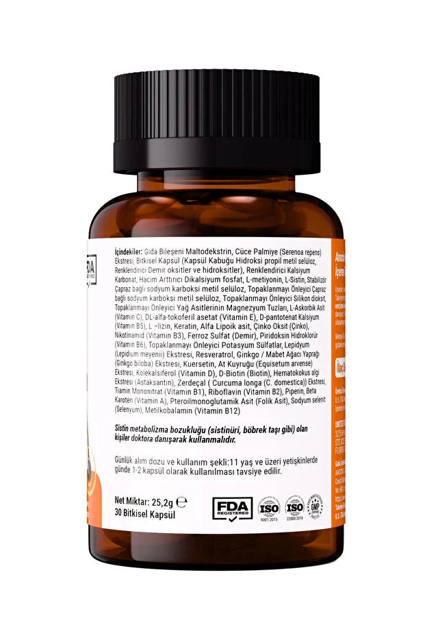 Anocin Hair Multivitamin - Haar Supplement - 30 Capsules