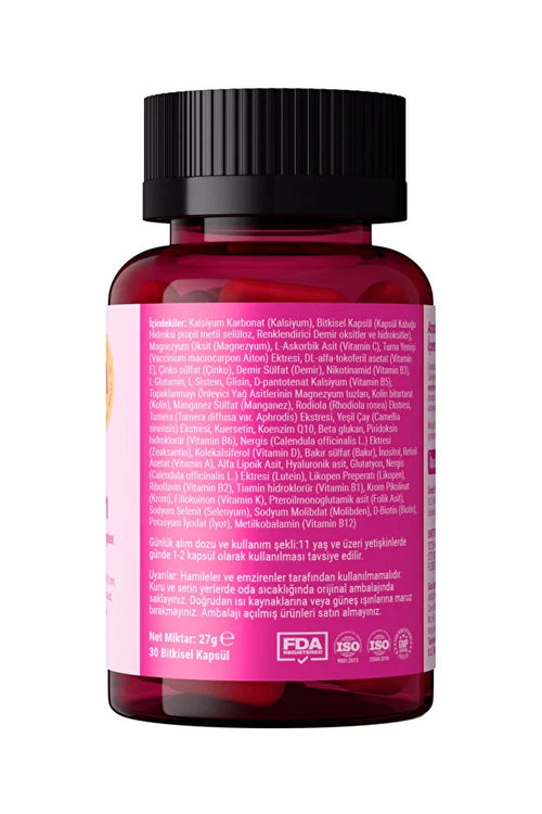 Anocin Women Multivitamin - Multivitamine voor Vrouwen - Vitaminen, Mineralen & Kruidencomplex - 30 Capsules