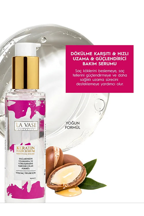 La Vase Keratin Hair Serum – Keratine Haarserum met Arganolie – 150 ml