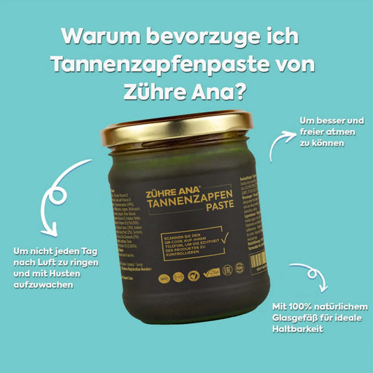 Zühre Ana® Dennenappelpasta (Kozalak Macunu) 240g
