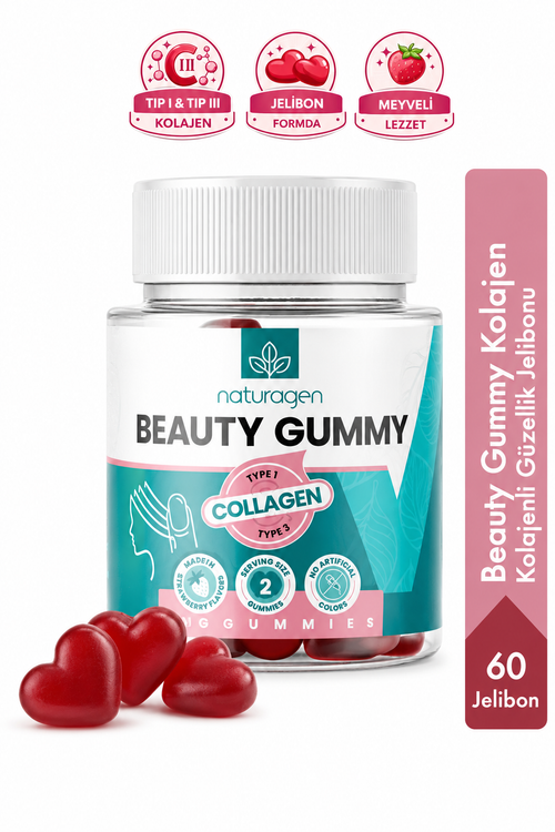 Naturagen Beauty Gummy Collageen Gummies 60 Stuks
