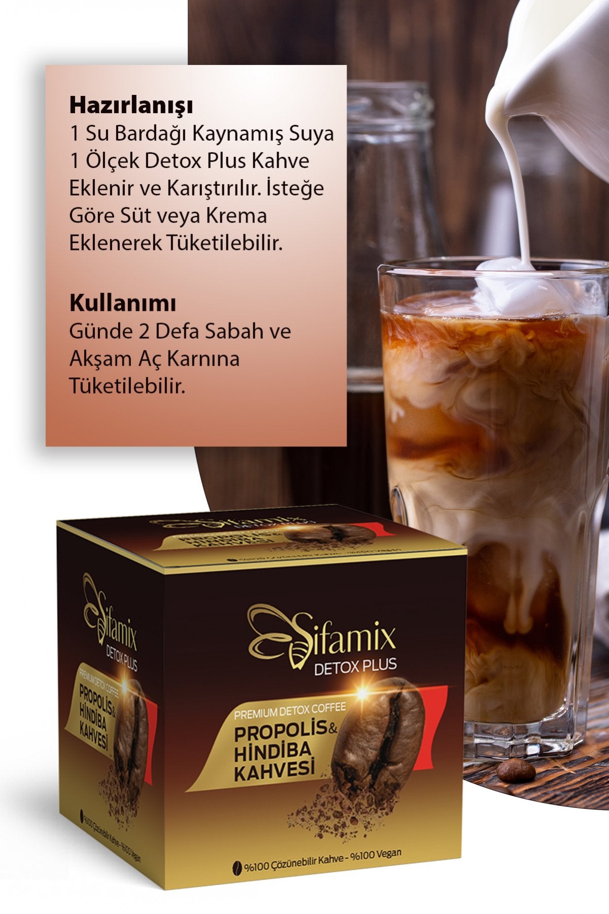 Sifamix Propolis & Hindiba Koffie – Cichoreikoffie met Propolis (100g)