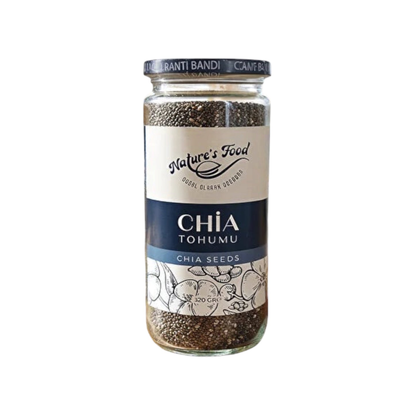 Nature’s Food Chia Zaad | Chia Tohumu320 g – Superfood – Rijk aan Vezels, Plantaardige Eiwitten &amp; Omega 3