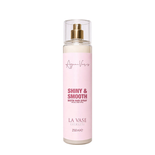 La Vase Cosmetic Shiny & Smooth Biotin Hair Spray 250 ml – Glans, Gladheid & Hittebescherming
