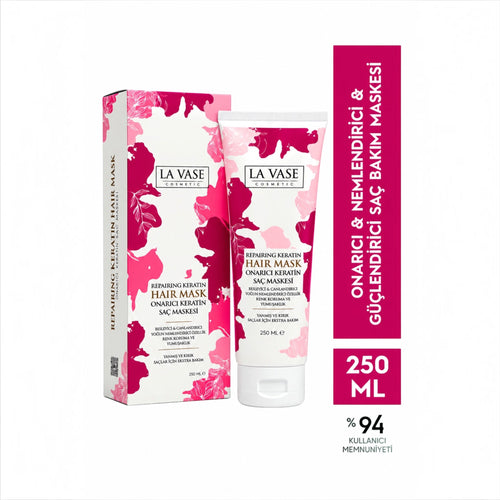La Vase Repairing Keratin Hair Mask – Herstellend & Hydraterend Haarmasker – 250 ml