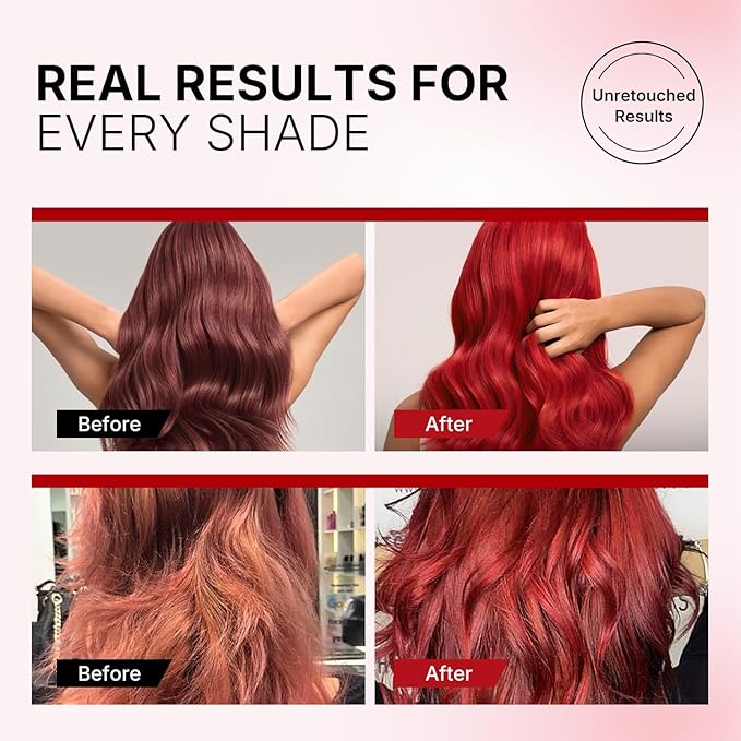 Karseell Maca Power Red Hair Mask – Kleurverfrissend Haarmasker – Hydratatie, Glans & Anti-Frizz – Voor Rood & Gekleurd Haar – 500 ml