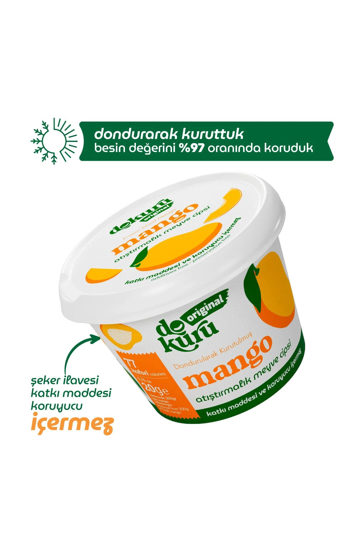 dokuru Gevriesdroogd Fruit Mixpakket – Aardbei, Braam & Mango – 3 x 15 g