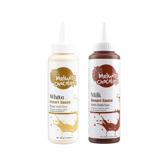 Melwiss Chocolate Dessertsaus Bundelpakket – 2 x 330 g