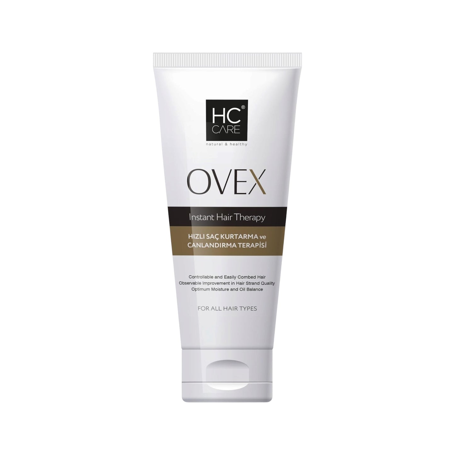 HC Care OVEX Hair Mask – Intensieve Verzorging voor Droog & Beschadigd Haar – Hydraterend, Gladmakend & Glansgevend