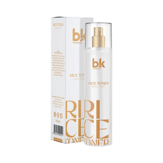 BK Company Rice Toner – Met Rijstextract & Niacinamide – Hydraterende & Egaliserende Gezichtstoner – Voor Alle Huidtypes – 200 ml