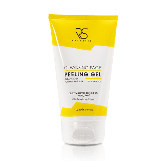 Rise & Shine Cleansing Face Peeling Gel – Met Rice Extract – Exfoliërende & Hydraterende Gezichtsreiniger – Voor Alle Huidtypes – 150 ml