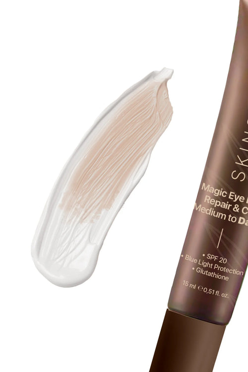 Skin Sensual Magic Eye Duo CC Oogcrème – Hydraterende & Egaliserende Oogverzorging – Met SPF 20 – Medium to Dark – 15 ml