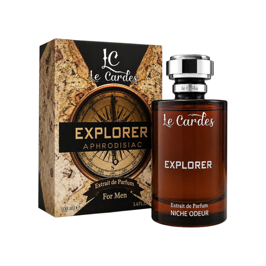 Le Cardes Explorer Extrait de Parfum 100 ml – Luxe Herenparfum met Langdurige Oriëntaalse Geur