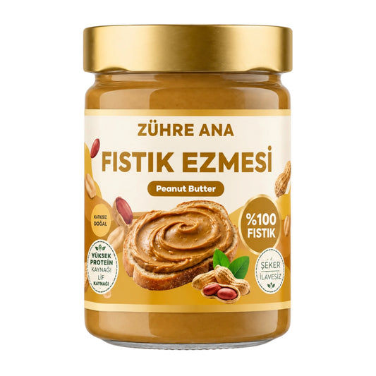 Zühre Ana Yer Fıstığı Ezmesi 315 g | 100% Pindakaas