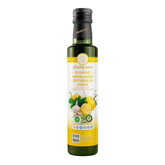 Zühre Ana Limon Knoflook Peterselie Azijn – Natuurlijke Gefermenteerde Azijn 500ml