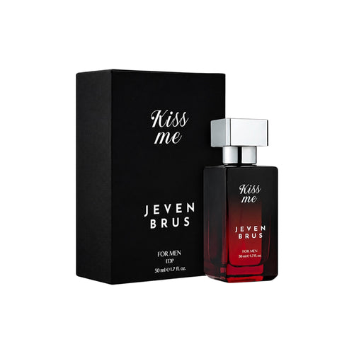 Jeven Brus Kiss Me Eau de Parfum – Fris & Houtachtig Herenparfum – Citrus, Vanille & Houttonen – Elegant & Langdurig – 50 ml