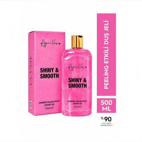 La Vase Shiny & Smooth Peeling Douchegel – Verzorgende Body Scrub met Peelingdeeltjes – 500 ml