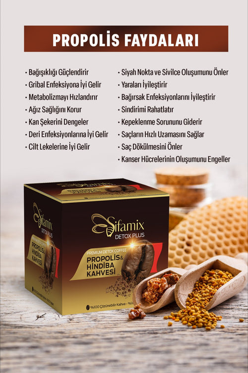 Sifamix Propolis & Hindiba Koffie – Cichoreikoffie met Propolis (100g)