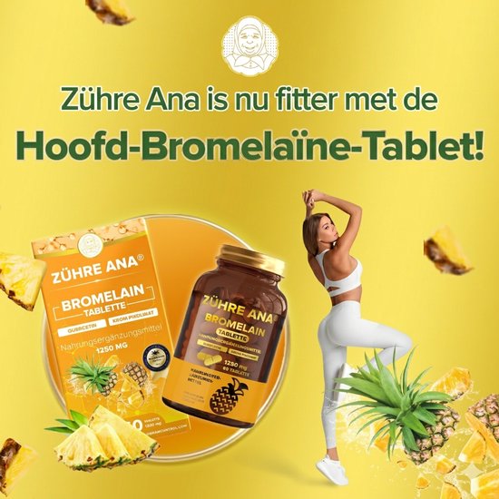 Zühre Ana Bromelain Tabletten 1250 mg – 60 Tabletten