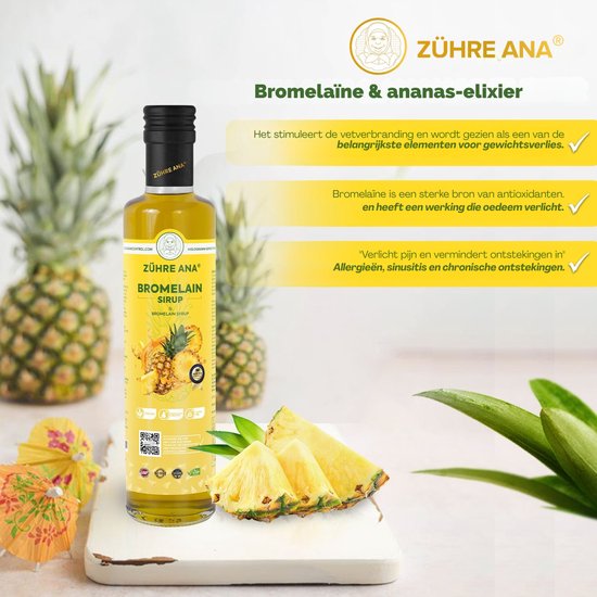 Zühre Ana Kekre Termojenik Mix + Bromelain Şurubu | Voordeelverpakking