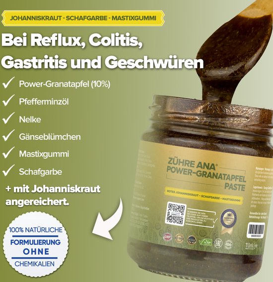 Zühre Ana Granaatappelpasta 240 g | Kruidenpasta met Granaatappel