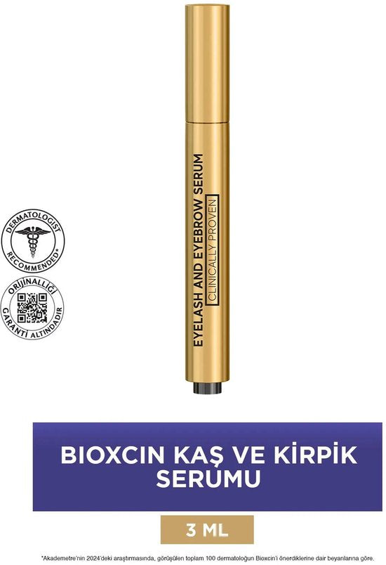 Bioxcin - Wimpers en Wenkbrauwen Serum - Collageen & Vitamine B5 - 3 ml