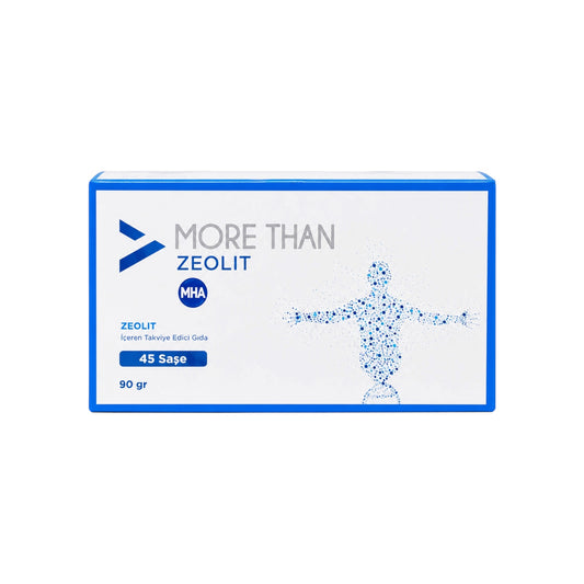 More Than MHA Zeoliet 45 Sachets - Zeoliet Voedingssupplement - Micronized Heat Activated (MHA) - 90 Gram