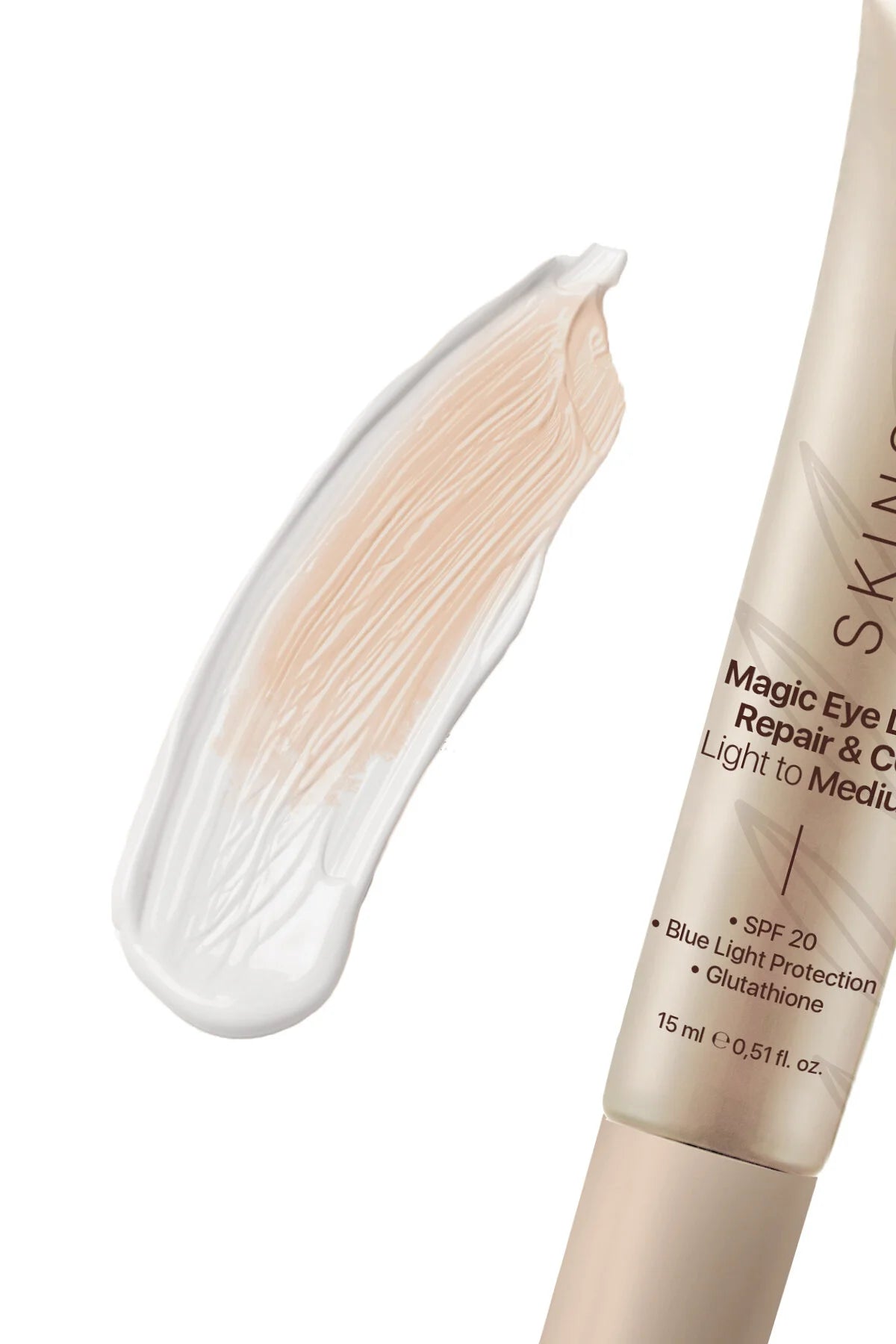 Skin Sensual Magic Eye Duo CC Oogcrème – Hydraterende & Egaliserende Oogverzorging – Met SPF 20 – Light to Medium – 15 ml